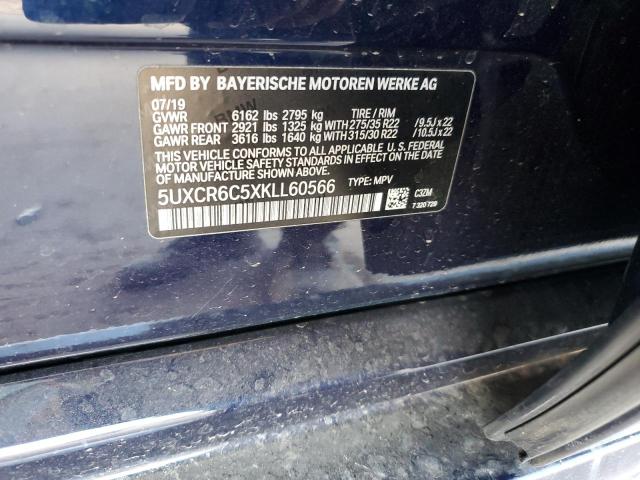 2019 BMW X5 XDRIVE4 - 5UXCR6C5XKLL60566