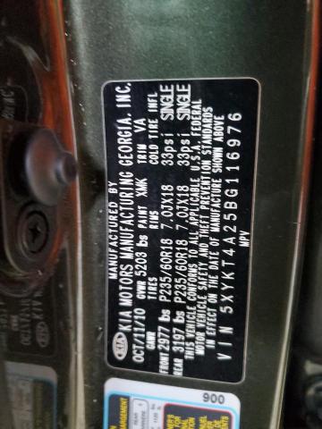 2011 KIA SORENTO BA - 5XYKT4A25BG116976