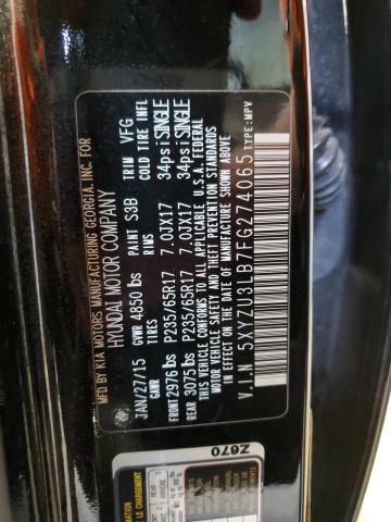 2015 HYUNDAI SANTA FE S 5XYZU3LB7FG274065