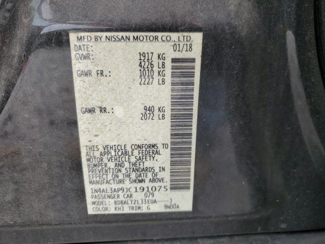 2018 NISSAN ALTIMA 2.5 - 1N4AL3AP9JC191075