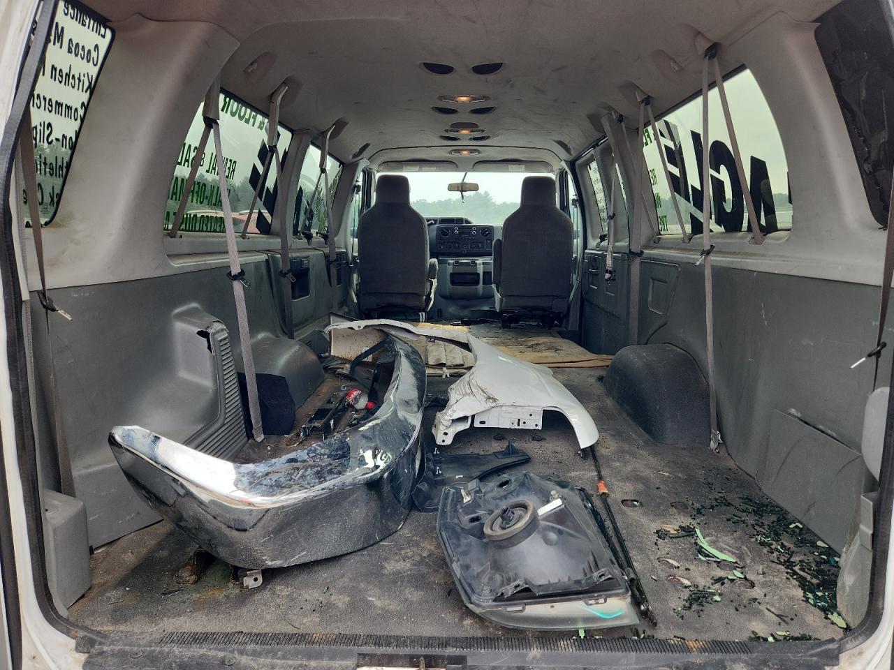 Lot #3301801360 2014 FORD ECONOLINE E350 SUPER DUTY WAGON