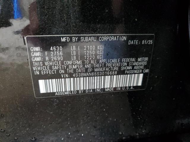 2025 SUBARU LEGACY LIM 4S3BWAN65S3016688