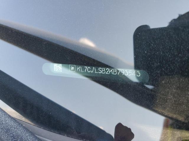 2019 CHEVROLET TRAX 1LT KL7CJLSB2KB793543