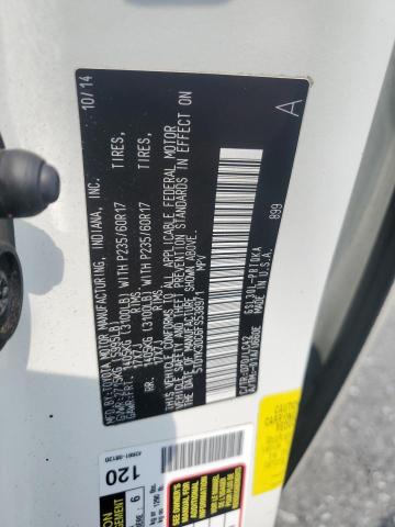 2015 TOYOTA SIENNA XLE 5TDYK3DC6FS538971