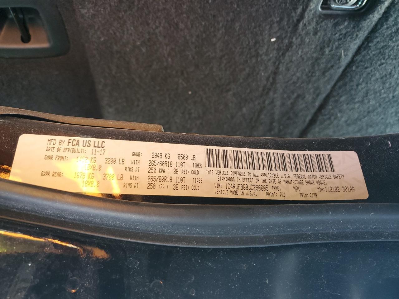 JEEP GRAND CHEROKEE LIMITED