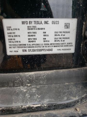 2023 TESLA MODEL S 5YJSA1E69PF514840