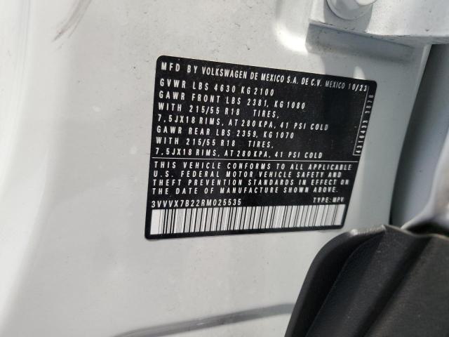 2024 VOLKSWAGEN TAOS SE 3VVVX7B22RM025535