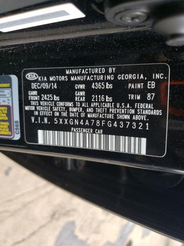 2015 KIA OPTIMA EX - 5XXGN4A78FG437321