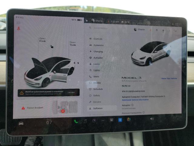 2021 TESLA MODEL 3 5YJ3E1EA0MF851552