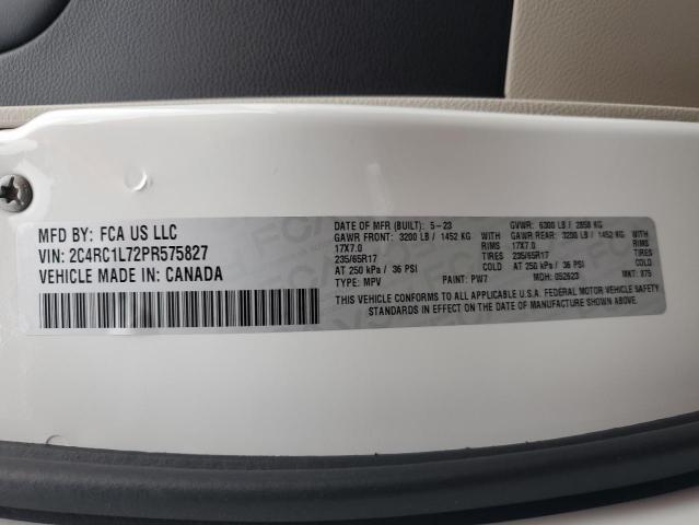 2023 CHRYSLER PACIFICA H 2C4RC1L72PR575827