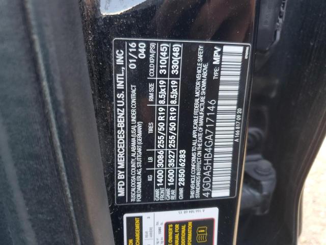 2016 MERCEDES-BENZ GLE 350 4M - 4JGDA5HB4GA717146