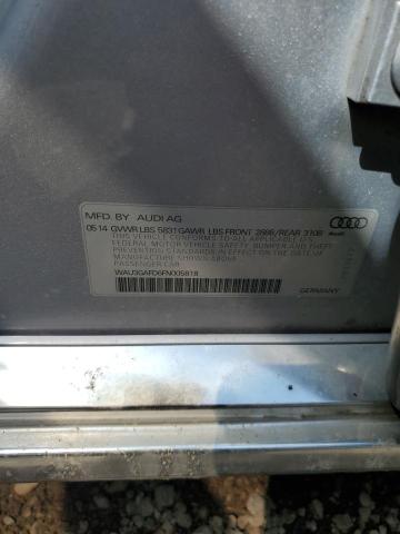 2015 AUDI A8 L QUATTRO WAU3GAFD6FN005818