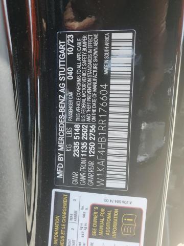 2024 MERCEDES-BENZ 300 W1KAF4HB1RR176604