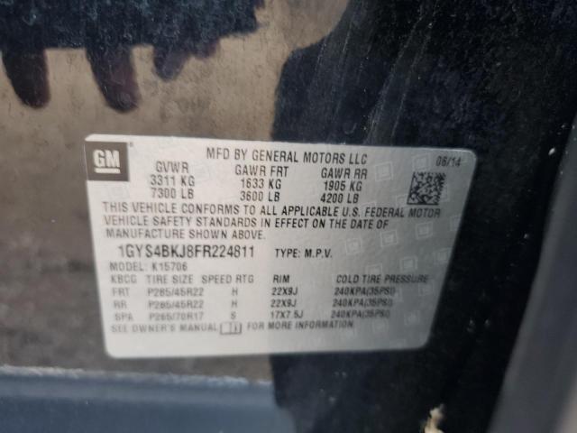 2015 CADILLAC ESCALADE L 1GYS4BKJ8FR224811