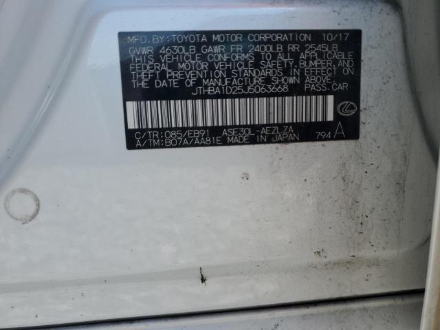 2018 LEXUS IS 300 JTHBA1D25J5063668