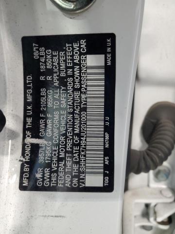 2018 HONDA CIVIC SPOR SHHFK7H94JU201000