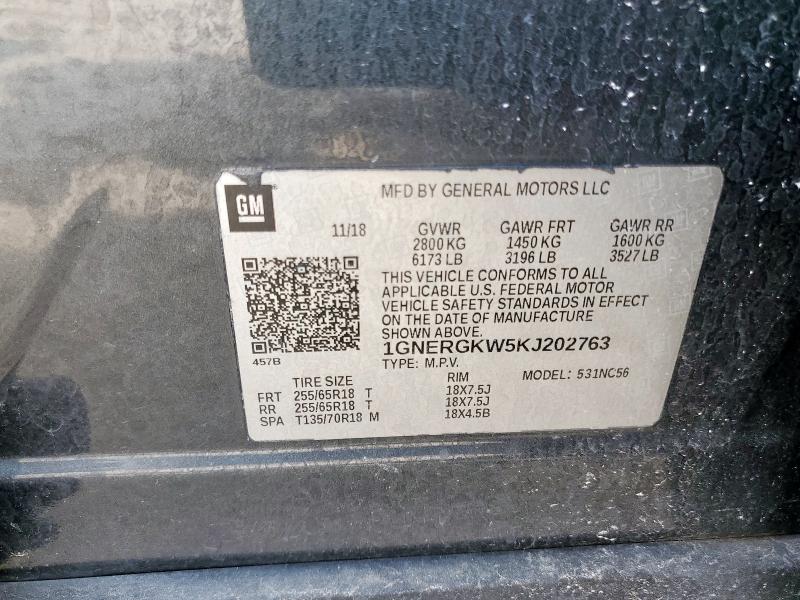 2019 CHEVROLET TRAVERSE L - 1GNERGKW5KJ202763