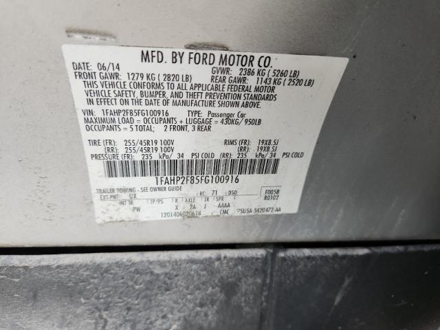 2015 FORD TAURUS LIM 1FAHP2F85FG100916