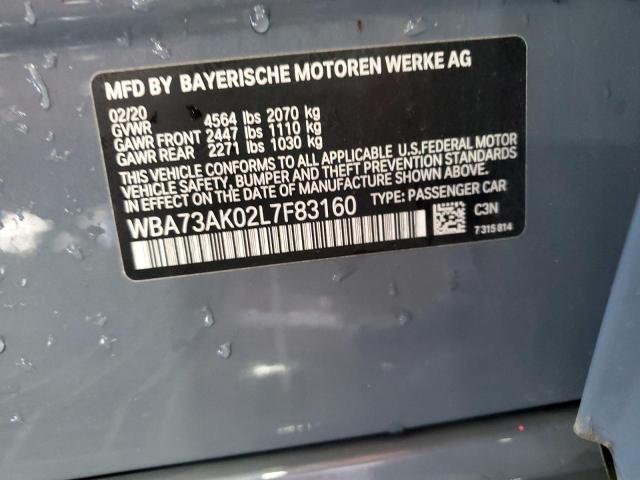 2020 BMW 228XI WBA73AK02L7F83160