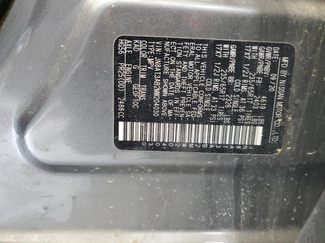 2021 NISSAN ROGUE S #3303667935