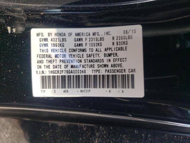 2016 HONDA ACCORD EX - 1HGCR2F76GA000349