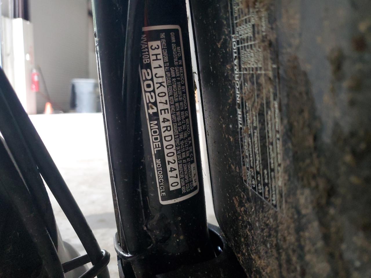 Lot #3291221979 2024 HONDA NVA110 B