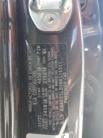 2022 KIA STINGER GT KNAE35LD3N6115511