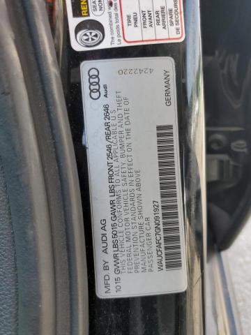 2016 AUDI A6 PREMIUM WAUCFAFC7GN091927