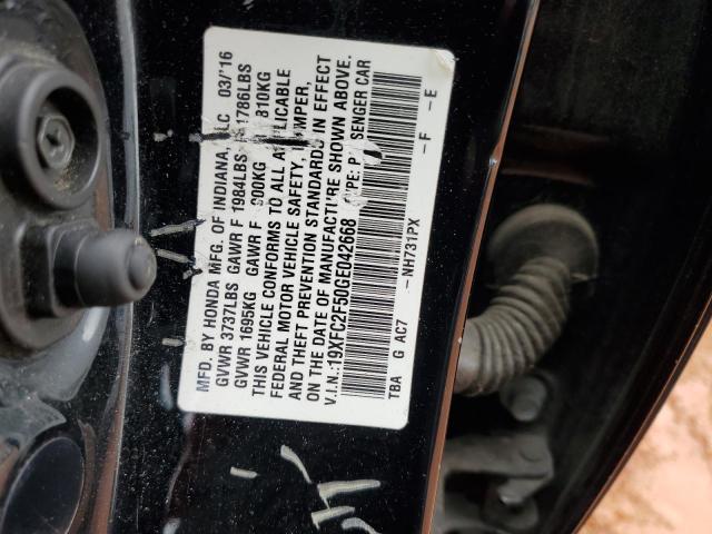 2016 HONDA CIVIC LX 19XFC2F50GE042668