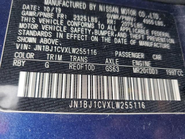 2020 NISSAN ROGUE SPOR #3277182921