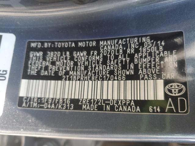 2014 TOYOTA COROLLA EC #3282523873