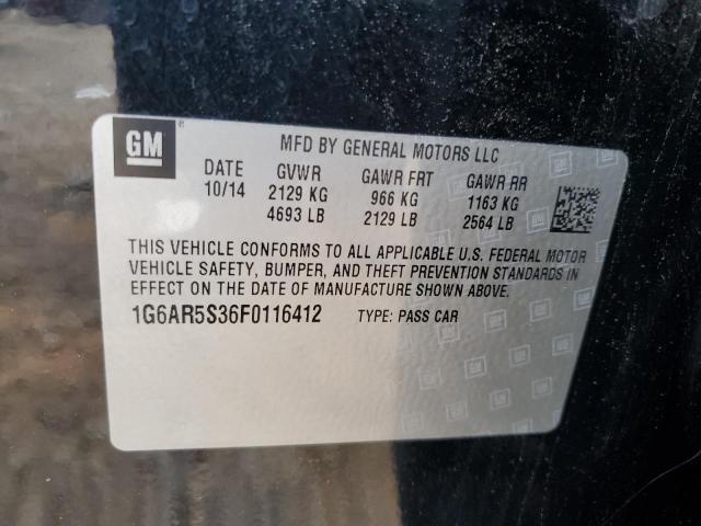 2015 CADILLAC CTS LUXURY 1G6AR5S36F0116412