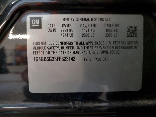 2015 BUICK LACROSSE #3280461165