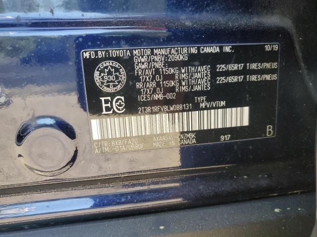 2020 TOYOTA RAV4 XLE - 2T3R1RFV8LW088131