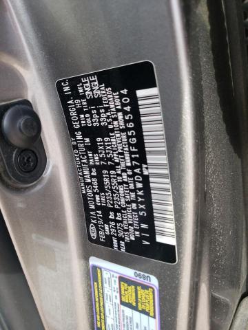 2015 KIA SORENTO SX 5XYKWDA71FG565404