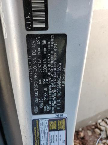 2019 KIA FORTE FE 3KPF24AD6KE118576