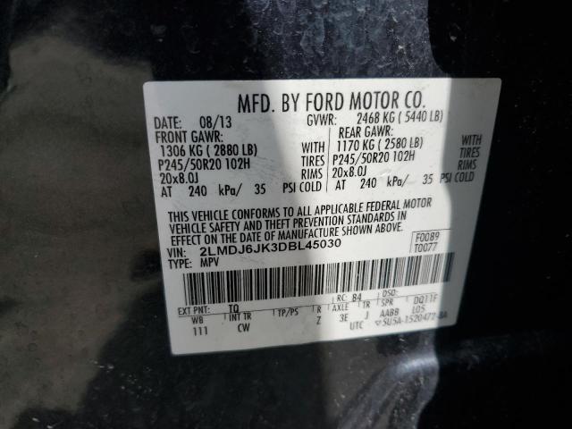 2013 LINCOLN MKX - 2LMDJ6JK3DBL45030