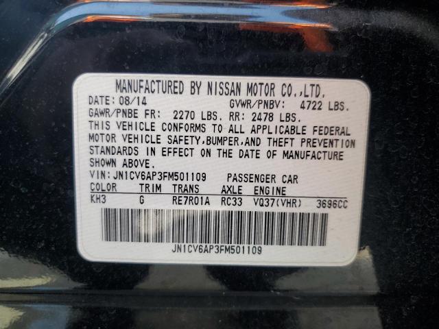 2015 INFINITI Q40 JN1CV6AP3FM501109