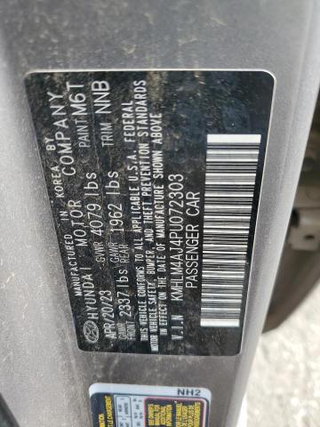 2023 HYUNDAI ELANTRA KMHLM4AJ4PU072303