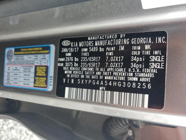 2017 KIA SORENTO LX 5XYPG4A54HG308256