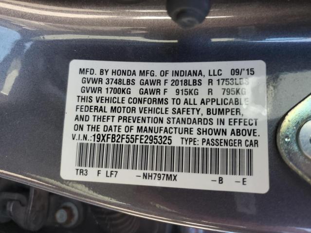 2015 HONDA CIVIC LX 19XFB2F55FE295325