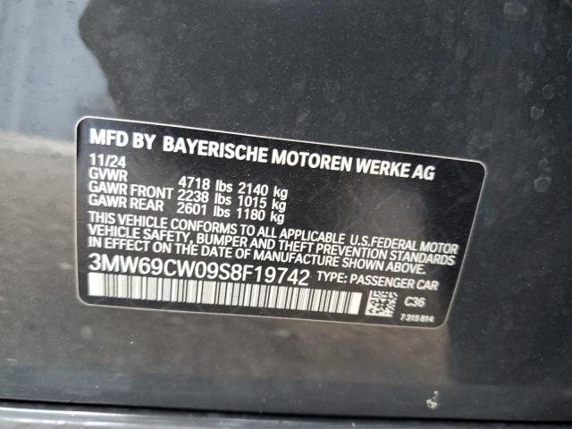 2025 BMW 330I 3MW69CW09S8F19742