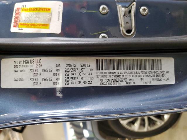 2020 JEEP CHEROKEE L 1C4PJMLB8LD602738