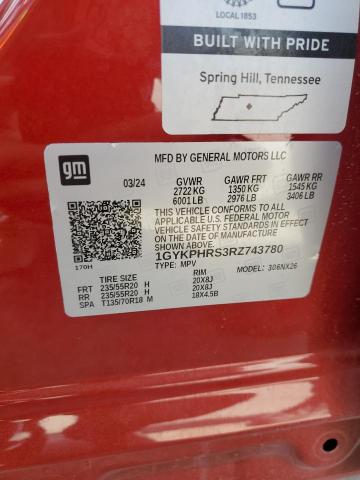2024 CADILLAC XT6 SPORT 1GYKPHRS3RZ743780