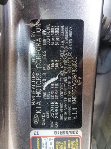 2016 KIA SPORTAGE E KNDPCCAC8G7831800