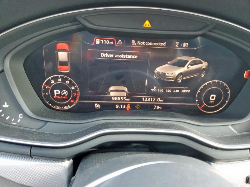 2017 AUDI A4 PREMIUM WAUENAF44HN025194