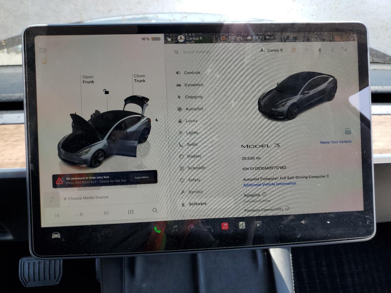 Lot #3304572438 2023 TESLA MODEL 3