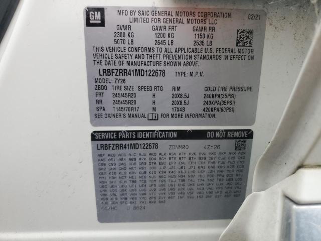 2021 BUICK ENVISION A LRBFZRR41MD122678