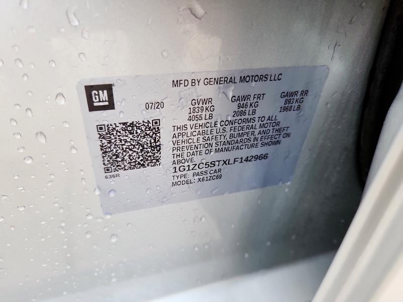 2020 CHEVROLET MALIBU LS - 1G1ZC5STXLF142966