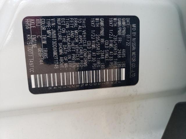 2022 NISSAN ROGUE PLAT JN8BT3DD6NW271748
